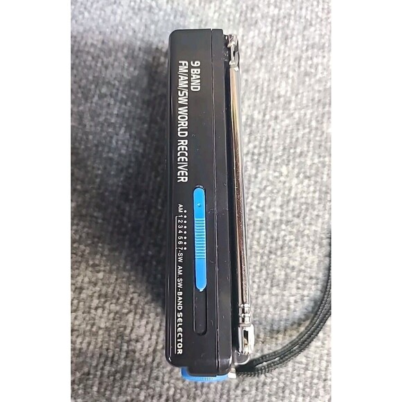 Vintage 9 Band FM/AM/SW World Receiver FM(TV)/MW/SW1-7 9 Band Receiver Tested - Picture 3 of 9